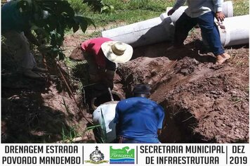 Foto - OBRAS POVOADO DO BOM RETIRO, GEADA, SOBRADINHO E MANDEMBO.